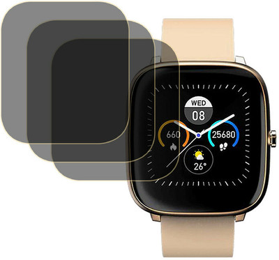 hirdesh Edge To Edge Tempered Glass for Noise ColorFit Qube(Pack of 3)