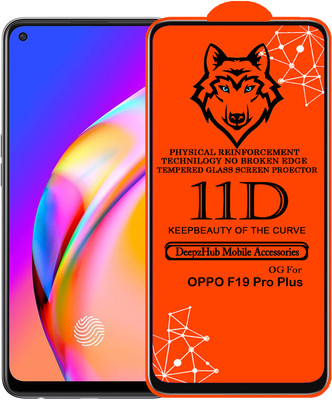 DeepzHub Edge To Edge Tempered Glass for OPPO F19 Pro Plus(Pack of 1)