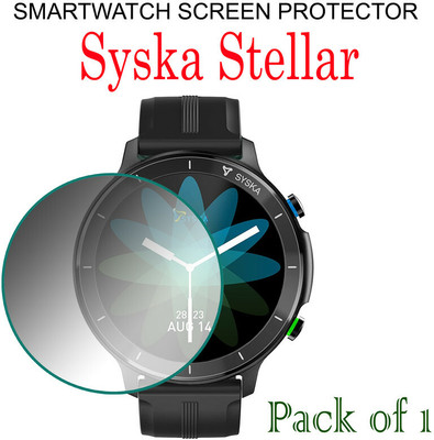 YCHROZE Edge To Edge Tempered Glass for Syska Stellar(Pack of 1)