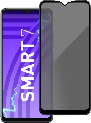 GLOBAL NOMAD Edge To Edge Tempered Glass for Infinix SMART 7(Pack of 1)
