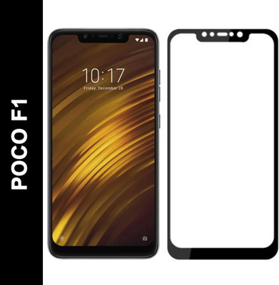 MAAMAJISAMOBILE Edge To Edge Tempered Glass for POCO F1(Pack of 1)