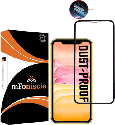 mFoniscie Edge To Edge Tempered Glass for Apple iPhone 12, Apple iPhone 12 Pro, Apple iPhone 12(Pack of 1)