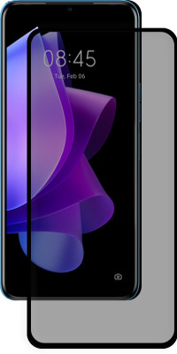 AuraX Edge To Edge Tempered Glass for tecno spark 9t(Pack of 1)