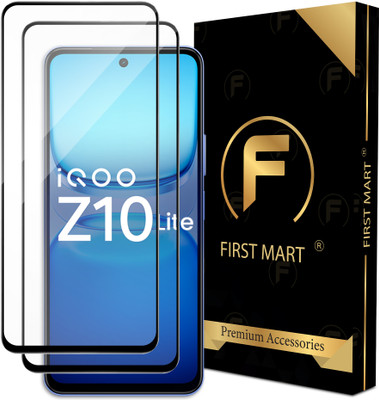 FIRST MART Edge To Edge Tempered Glass for IQOO Z10 Lite 5G, IQOO Z10 Lite(Pack of 2)