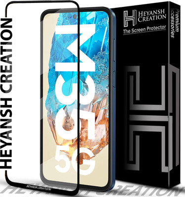 HEYANSH CREATION Edge To Edge Tempered Glass for Samsung Galaxy M35 5G(Pack of 1)