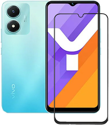 NKCASE Edge To Edge Tempered Glass for vivo Y02s(Pack of 1)