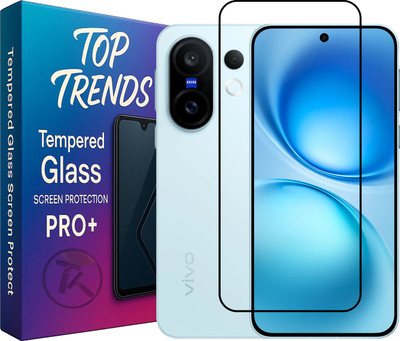TopTrends Edge To Edge Tempered Glass for VIVO X200 FE 5G, 5G with Easy Self Installation Kit(Pack of 1)