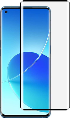 1DOLLAR Edge To Edge Tempered Glass for OPPO Reno6 Pro 5G --Screen Protector Full HD Quality Tempered Glass Anti-Scratch Edge to Edge Coverage with Easy Installation Kit(Pack of 1)