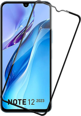 HUPSHY Edge To Edge Tempered Glass for Infinix Note 12 (2023)(Pack of 1)