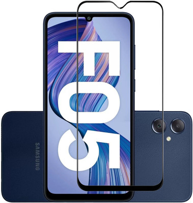 DSCASE Edge To Edge Tempered Glass for Samsung Galaxy F05(Pack of 1)