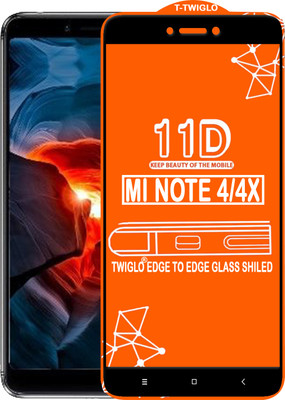 TWIGLO Edge To Edge Tempered Glass for Mi Redmi Note 4X(Pack of 1)