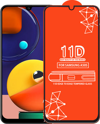 Roxel Edge To Edge Tempered Glass for Samsung Galaxy A50S(Pack of 1)