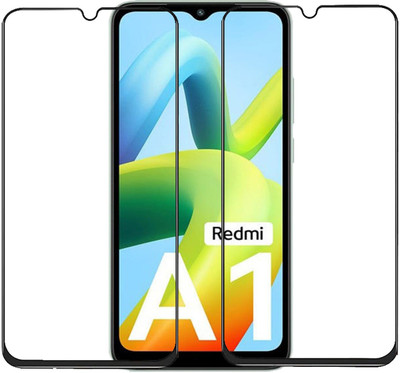 INFINITYWORLD Edge To Edge Tempered Glass for Mi A1(Pack of 2)