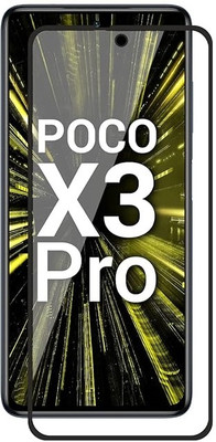 iCopertina Edge To Edge Tempered Glass for Poco X3 Pro(Pack of 1)