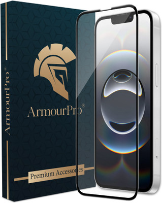 ArmourPro Edge To Edge Tempered Glass for iPhone 16e, Apple iPhone 16e(Pack of 1)