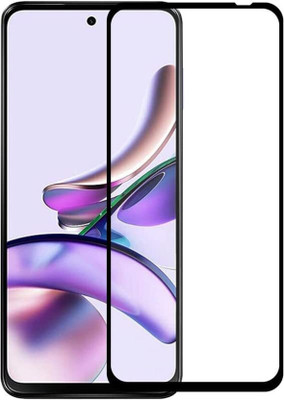 DMJHP Edge To Edge Tempered Glass for Moto G13(Pack of 1)