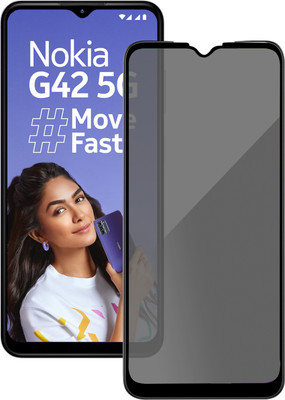 GLOBAL NOMAD Edge To Edge Tempered Glass for Nokia G42 5G(Pack of 1)