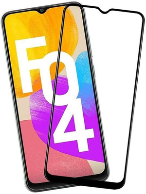 9H Edge To Edge Tempered Glass for Samsung Galaxy F04-9H Toughest Glass with Protection(Pack of 1)