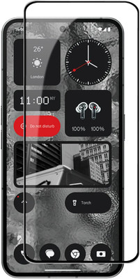 OneTech Edge To Edge Tempered Glass for Nothing Phone 2 / Phone 2A / Phone 2A Plus 9H Hardness, Screen Protector, Screen Guard(Pack of 1)