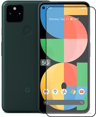 Girsaz Edge To Edge Tempered Glass for Google Pixel 5A 5G(Pack of 1)