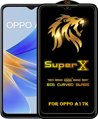 PFOAM Edge To Edge Tempered Glass for OPPO A17K(Pack of 1)