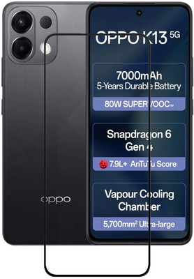 Flipkart SmartBuy Edge To Edge Tempered Glass for OPPO K13 5G(Pack of 1)