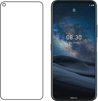 ARMORX Edge To Edge Screen Guard for NOKIA x50 Smart Mobile Plastic And Fiber Impossible Flexible Tempered Glass NOKIA x50(Pack of 1)
