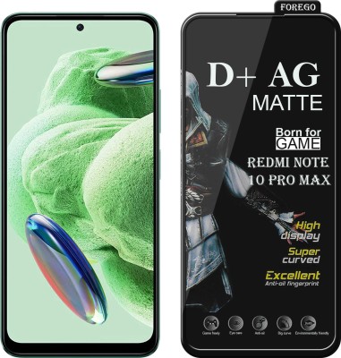 Forego Edge To Edge Tempered Glass for Redmi Note 10 Pro Max(Pack of 1)