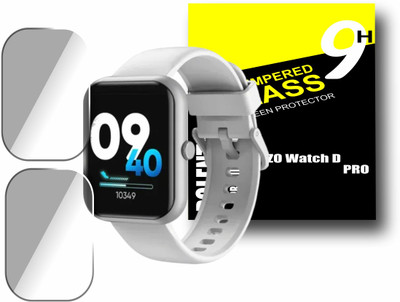 Olonga Edge To Edge Tempered Glass for DIZO WATCH D PRO(Pack of 2)