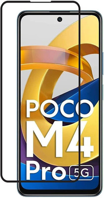9H Edge To Edge Tempered Glass for Poco M4 Pro 5G ,Xiaomi Redmi Note 11T 5G-With Edge To Edge Coverage And Easy Installation Kit For Smartphone(Pack of 1)