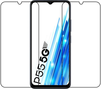 ARMORX Edge To Edge Tempered Glass for ITEL P55 smart mobile Impossible tempered glass ITEL P55 5G(Pack of 2)
