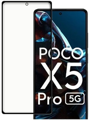 ChutPutMart Edge To Edge Tempered Glass for Poco X5 Pro 5G(Pack of 1)
