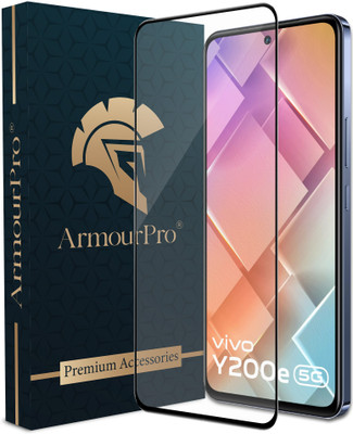 ArmourPro Edge To Edge Tempered Glass for Vivo Y200e 5G, Vivo Y200e, Y200e(Pack of 1)