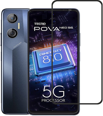 SNMART Edge To Edge Tempered Glass for Tecno Pova Neo 5G(Pack of 1)
