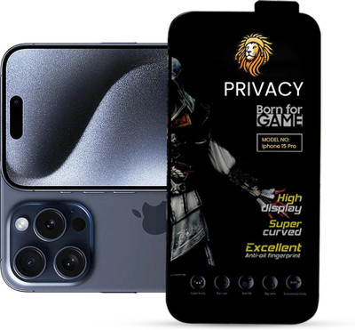 BHIMADA Edge To Edge Tempered Glass for IPHONE_15_PRO(Pack of 1)