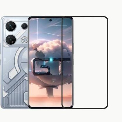 VDAT Edge To Edge Tempered Glass for Infinix GT10 Pro(Pack of 1)