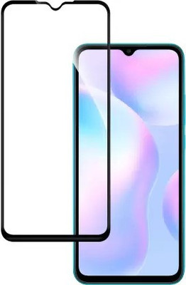 VISHRN Edge To Edge Tempered Glass for Mi Redmi 9i(Pack of 1)