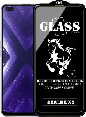 PFOAM Edge To Edge Tempered Glass for REALME X3(Pack of 1)