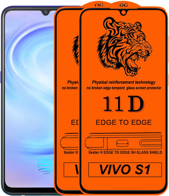 Xester Edge To Edge Tempered Glass for Vivo S1(Pack of 2)
