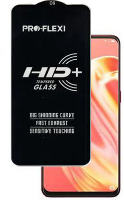 SM Styles Edge To Edge Tempered Glass for Oppo F15(Pack of 1)