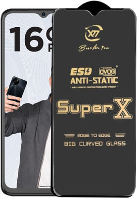 SM Styles Edge To Edge Tempered Glass for Itel S23(Pack of 1)