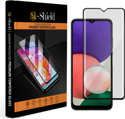 MS-Shield Edge To Edge Tempered Glass for Samsung Galaxy A22 5G(Pack of 1)