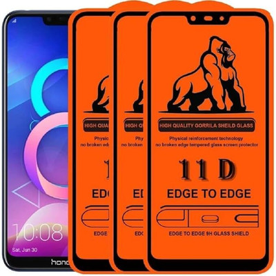 Mayur enterprises Edge To Edge Tempered Glass for Realme NARZO 30A(Pack of 3)