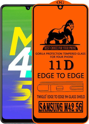 11D Edge To Edge Tempered Glass for SAMSUNG M42 5G(Pack of 1)