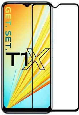 VISHZONE Edge To Edge Tempered Glass for vivo T1X(Pack of 1)