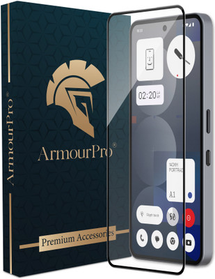 ArmourPro Edge To Edge Tempered Glass for Nothing Phone 3A Pro 5G, Nothing Phone 3A Pro, Nothing 3A Pro 5G, Nothing 3A Pro(Pack of 1)