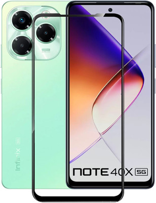 AKSHUD Edge To Edge Tempered Glass for Infinix Note 40X 5G, Infinix Note 40X(Pack of 1)