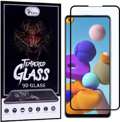 iKare Edge To Edge Tempered Glass for Samsung Galaxy A21s(Pack of 1)