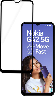 GLOBAL NOMAD Edge To Edge Tempered Glass for Nokia G42 5G(Pack of 1)