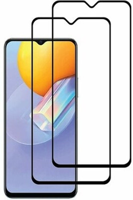 NaturalBuy Edge To Edge Tempered Glass for Vivo Y51A-| / Tempered Glass | Screen Protector Full HD Quality Tempered Glass Anti-Scratch Edge to Edge Coverage with Easy Installation Kit (Black) |(Pack of 2)